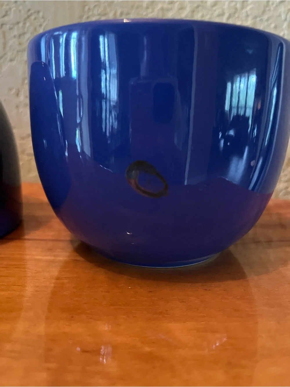 Pier 1 Cobalt Blue Ceramic Mugs - Pair